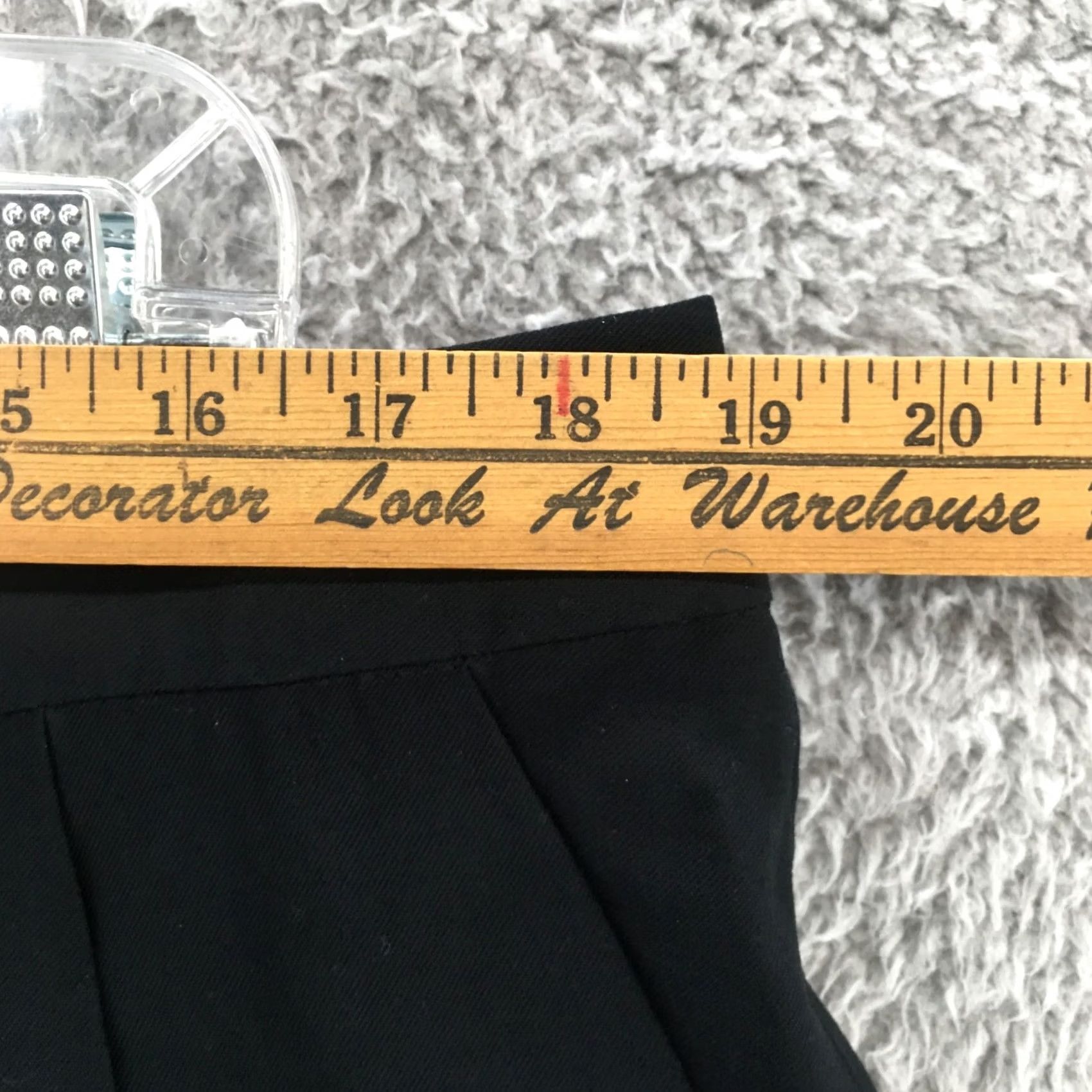 Vintage A New Day Black Wide-Leg Dress Pants Womens 17 High Rise Pleated Front Pants For Casual Wear Womens Size 38" / US 16 / IT 52 - 5 Thumbnail