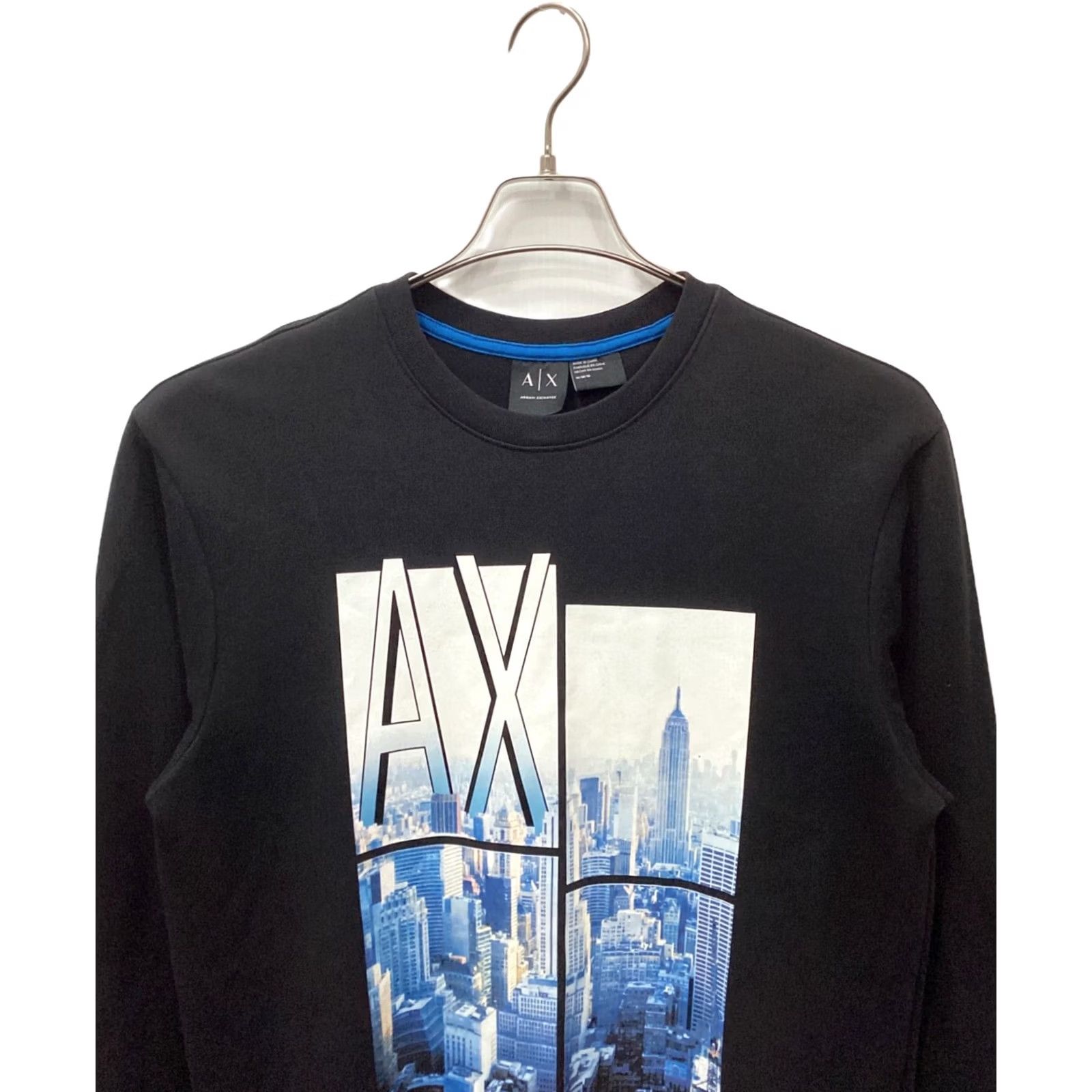 Armani Exchange ARMANI EXCHANGE Sweatshirt Black Men M Graphics Sweat Size: M Black Men Size US M / EU 48-50 / 2 - 3 Thumbnail