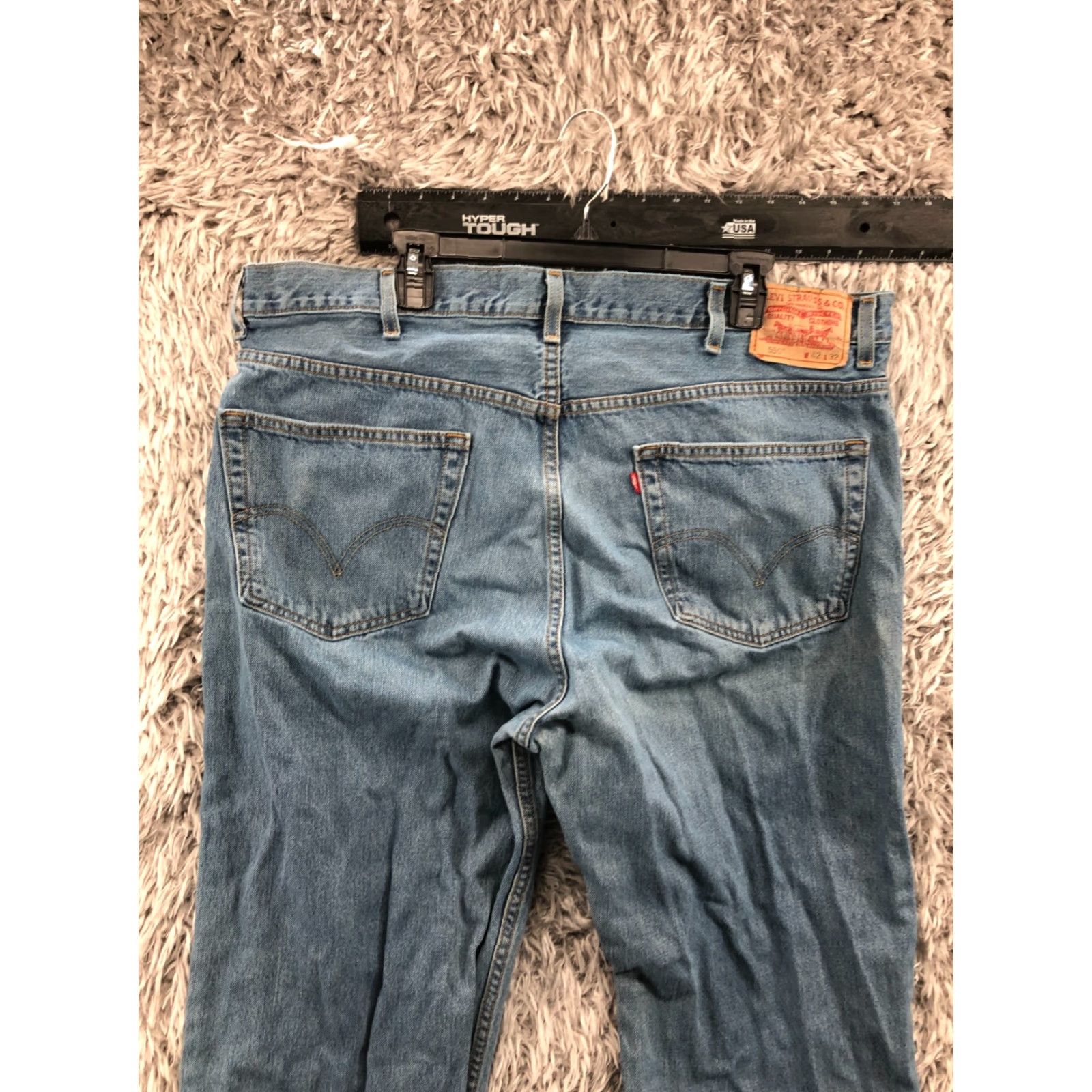 Levi's Levi's 550 Jeans Regular 42x32 Men Relaxed Straight Denim Blue 5-Pocket Comfort Size US 42 / EU 58 - 7 Thumbnail