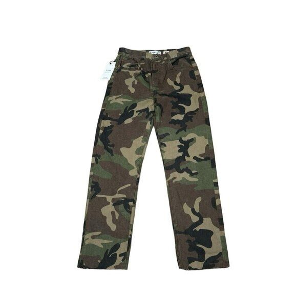 RE/DONE NWT RE/DONE Originals High Rise Stove Pipe Camo Camouflage P Size 26" / US 2 / IT 38 - 3 Thumbnail