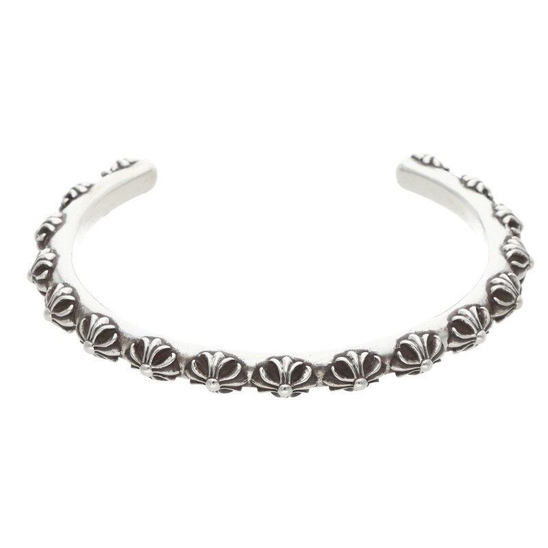 Chrome Hearts Chrome Hearts Silver Cross Bangle Size ONE SIZE - 1 Thumbnail