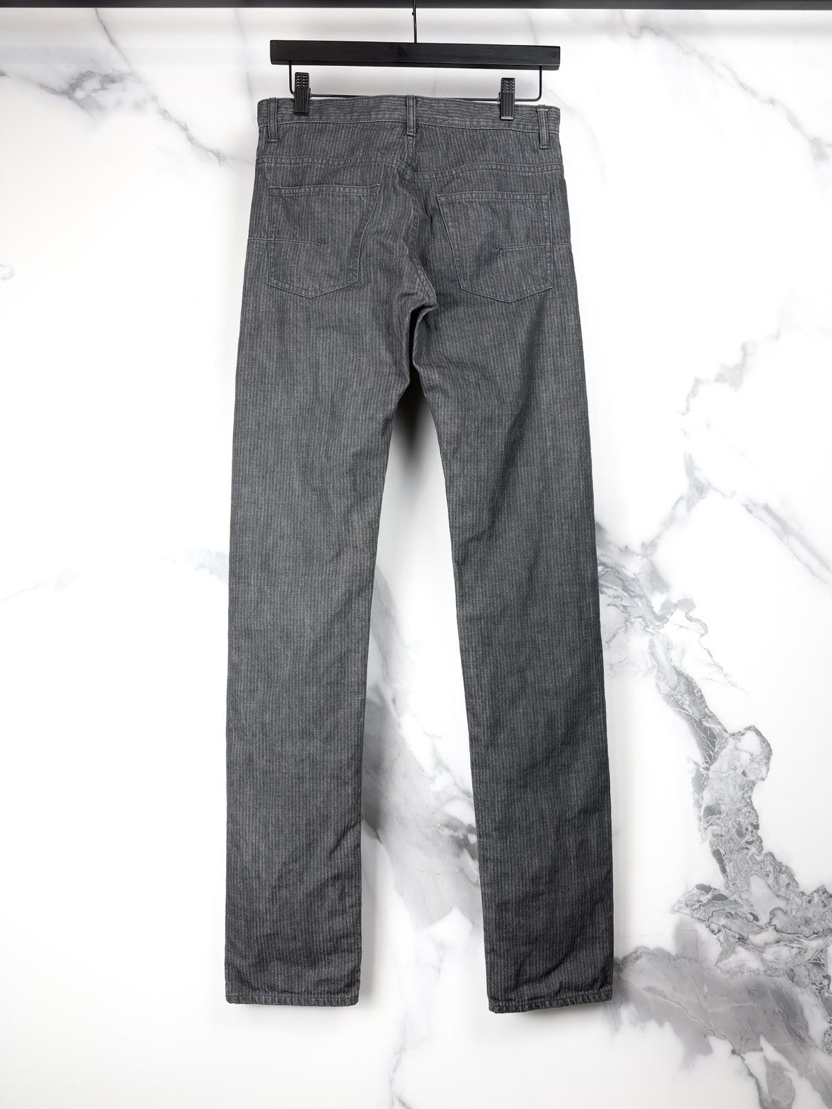 Dior Dior Homme Gray Hickory Striped Skinny Denim Jeans KVA Size US 28 / EU 44 - 2 Thumbnail