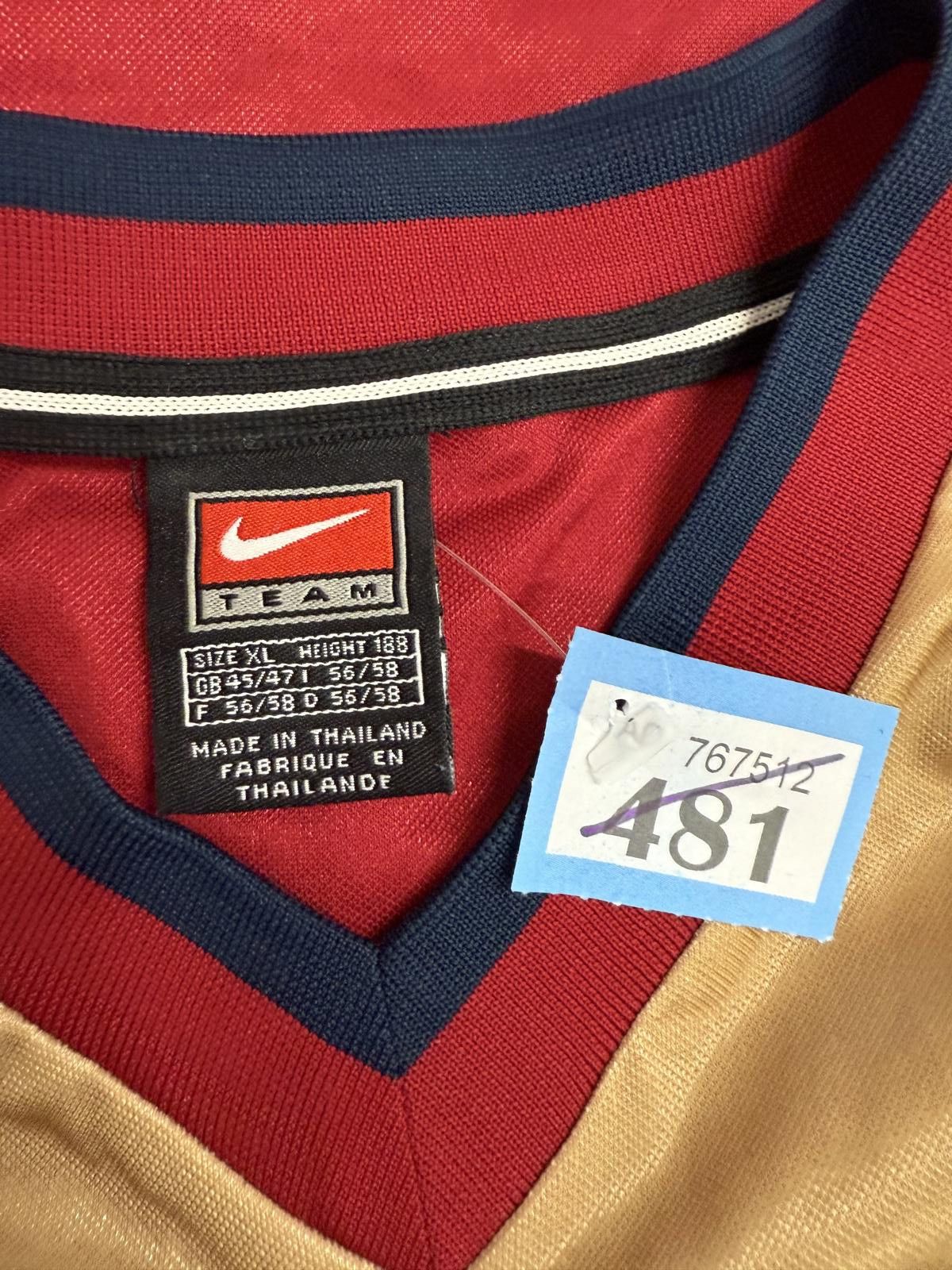 Nike Nike Team Gradient Red and Beige Sports Shirt XL Size US XL / EU 56 / 4 - 2 Thumbnail