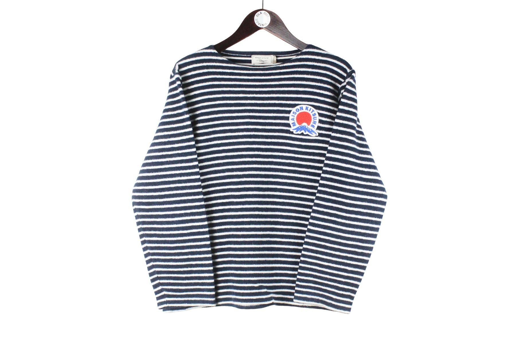 Maison Kitsune Maison Kitsune FW16 Sweatshirt 4/5 Sleeve Small Size US S / EU 44-46 / 1 - 1 Thumbnail