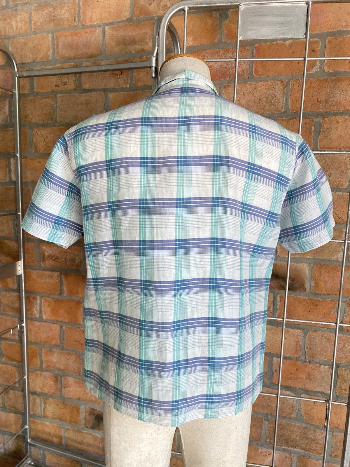 Burberry Burberry Pastel Plaid Button-Up Shirt Size ONE SIZE - 9 Thumbnail