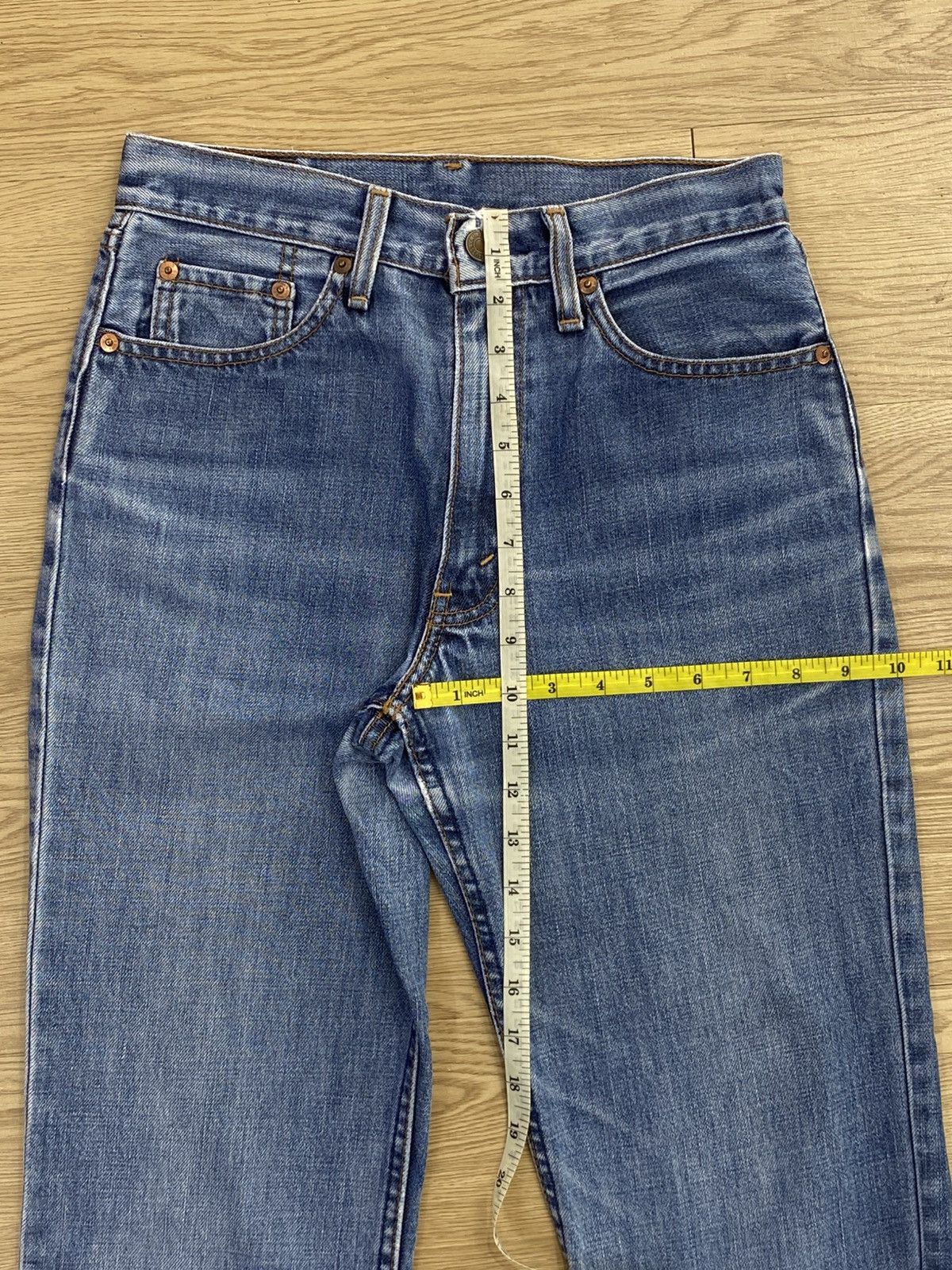 Levi's Levis Brand Acid Blue Wash Style Loose Jeans Size US 27 - 10 Thumbnail