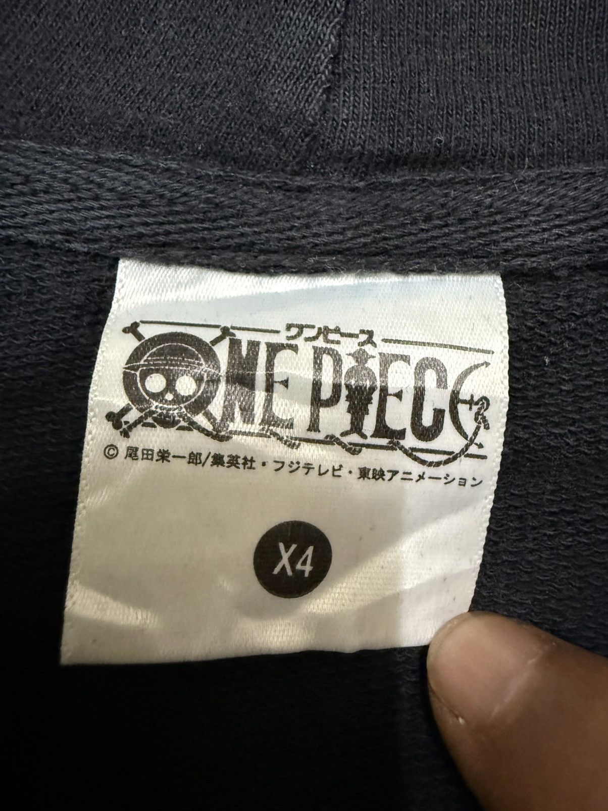 One Piece Sun Faded🔥ONE PIECE TONY TONY COPPER SWEATSHIRT HOODIE Size US XXL / EU 58 / 5 - 7 Thumbnail