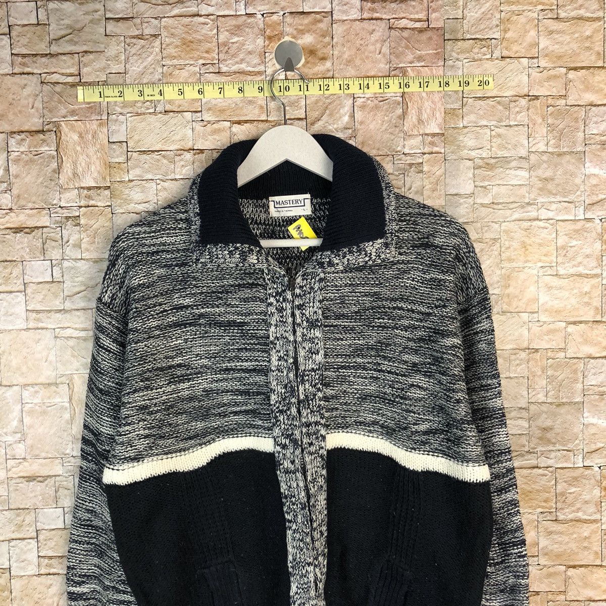 Homespun Knitwear Mastery Grey sweater Knitwear vintage #A1057 Size US L / EU 52-54 / 3 - 2 Thumbnail
