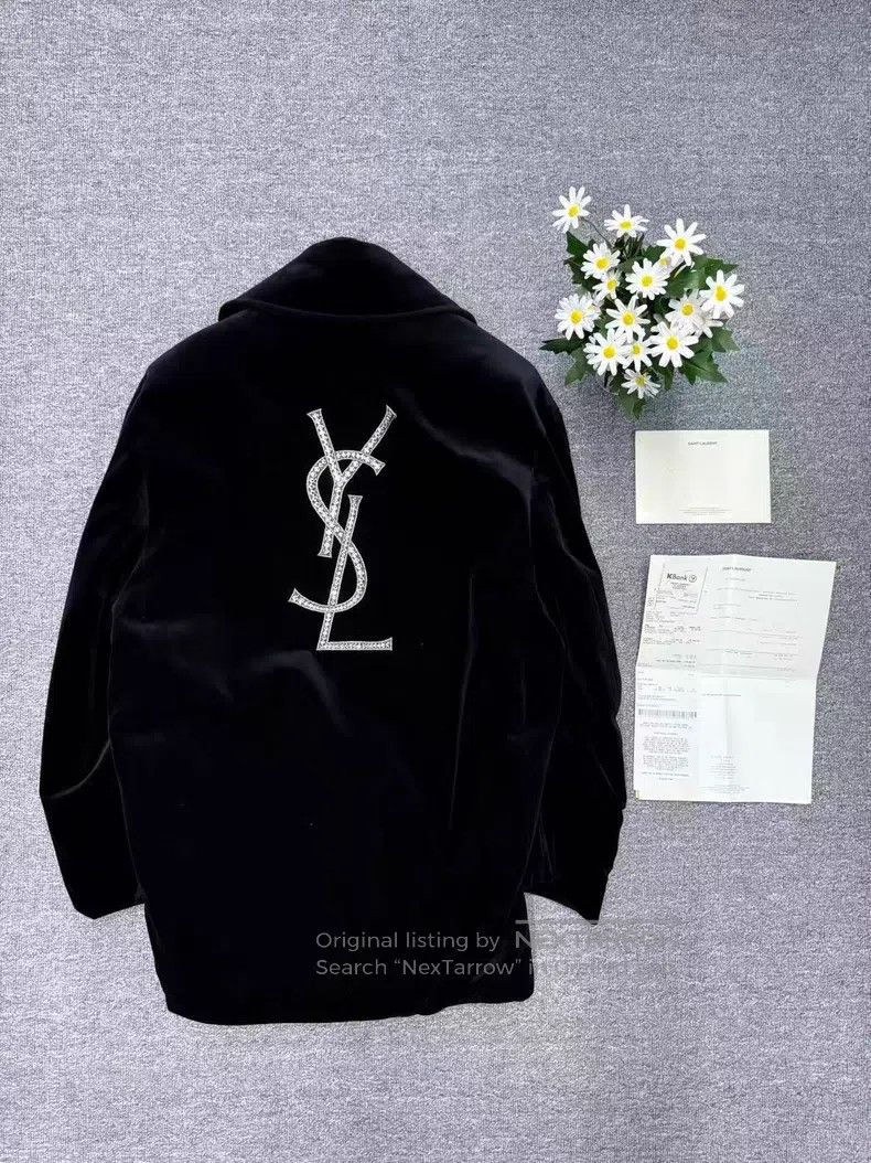 Saint Laurent Paris Saint Laurent Paris universal size Coat Jacket Size US M / EU 48-50 / 2 - 1 Thumbnail