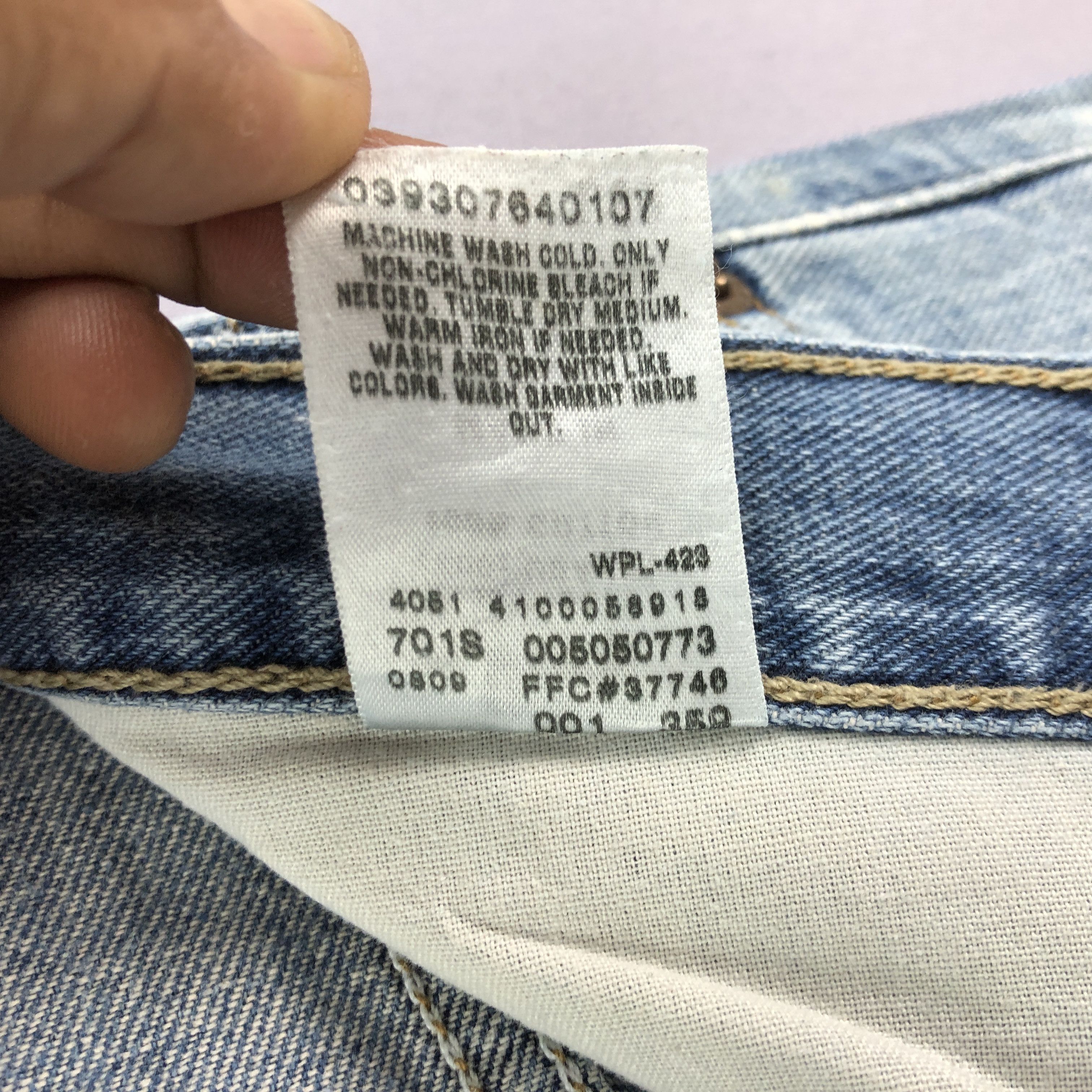 Levi's Vintage Y2K Levis 505 Faded Jeans Levi's Light Wash Denim Size US 36 / EU 52 - 8 Thumbnail