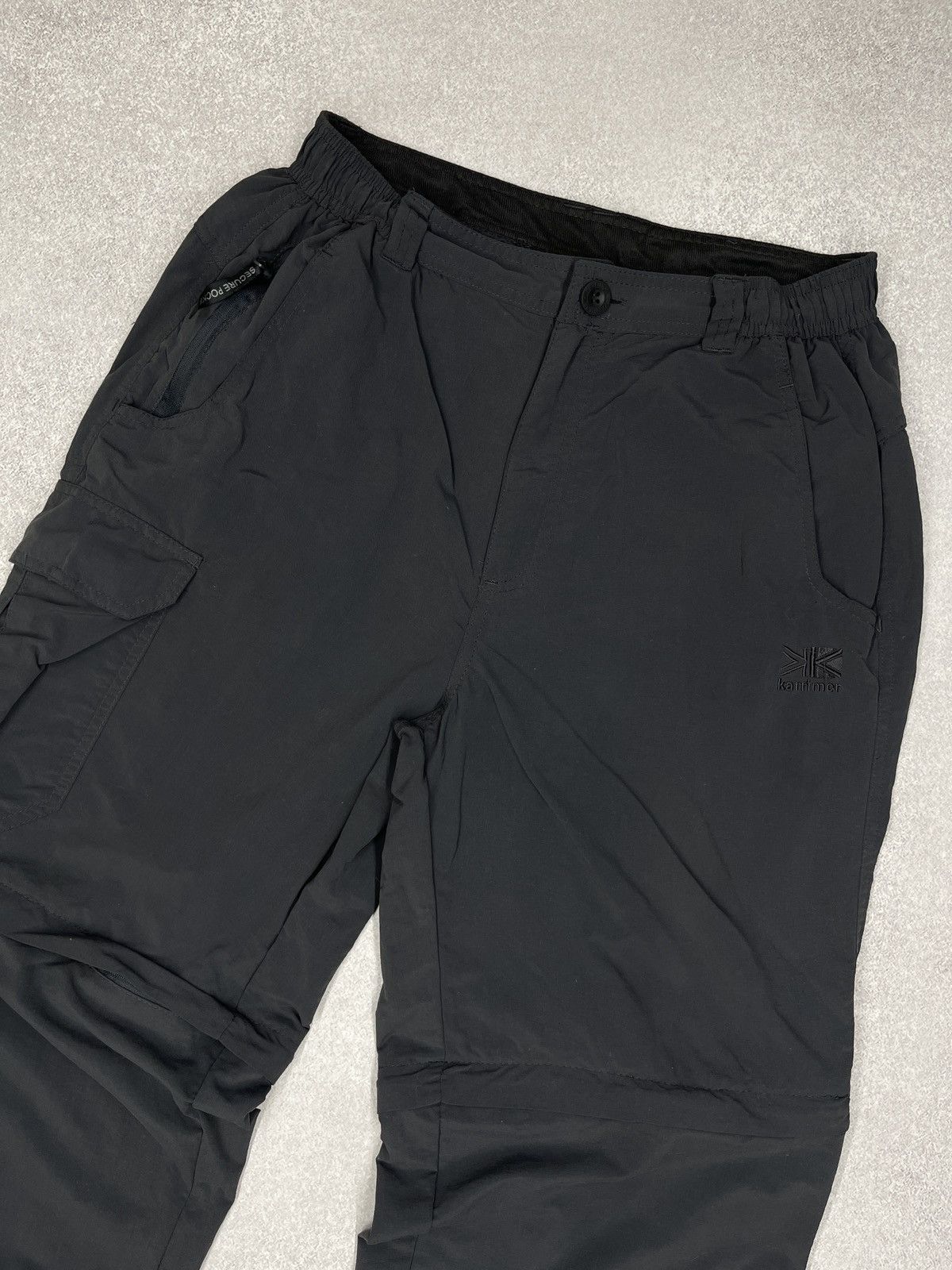 Karrimor Mens Karrimor 2in1 Nylon Cargo Pants Grey Multipocket Y2K Size US 32 / EU 48 - 3 Thumbnail