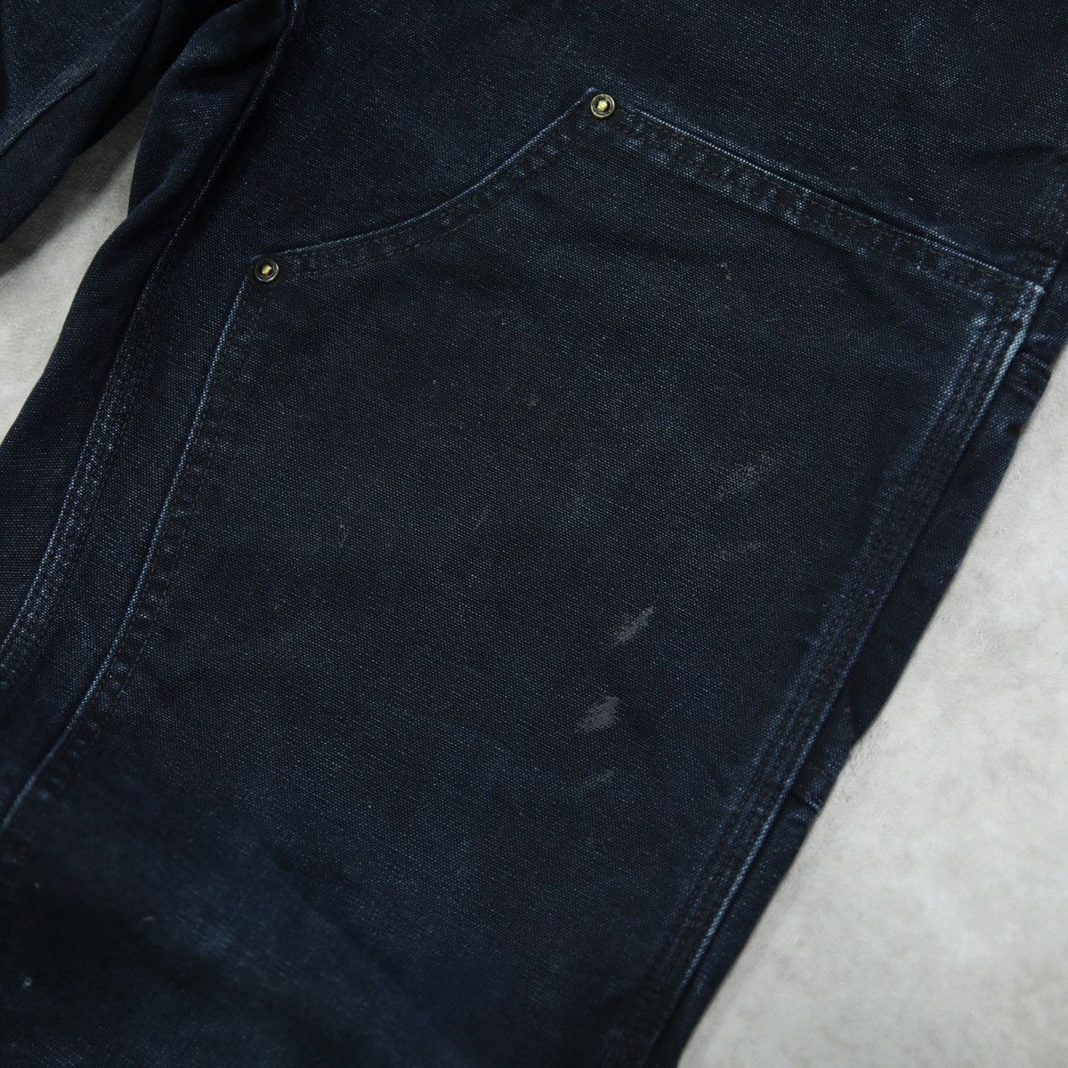 Carhartt RARE Carhartt x Chrysler IFD Faded Black Double Knee Pant Size US 30 / EU 46 - 17 Thumbnail