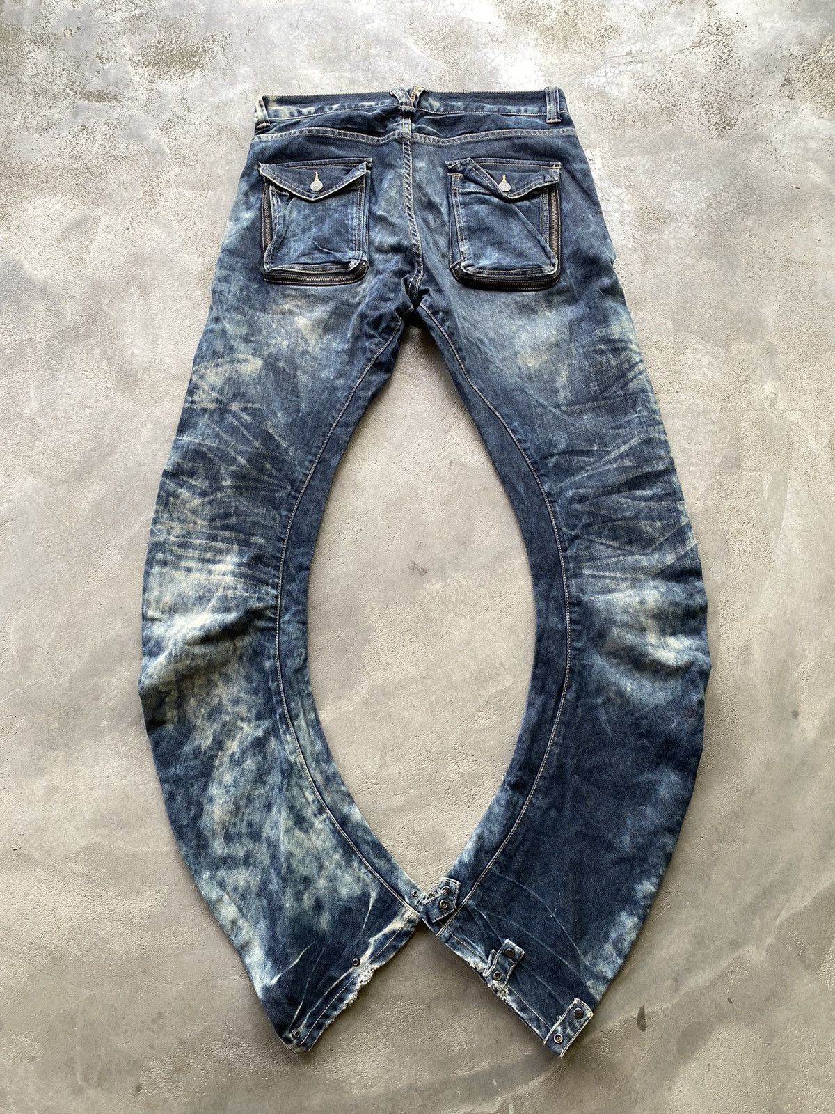 PPFM Vintage PPFM Curve Denim Jeans Size US 32 / EU 48 - 2 Thumbnail