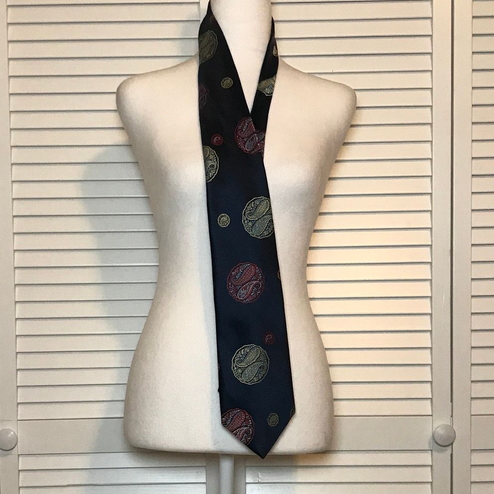 Other Liebert Vintage Paisley Classic Wide Necktie Size ONE SIZE - 2 Thumbnail