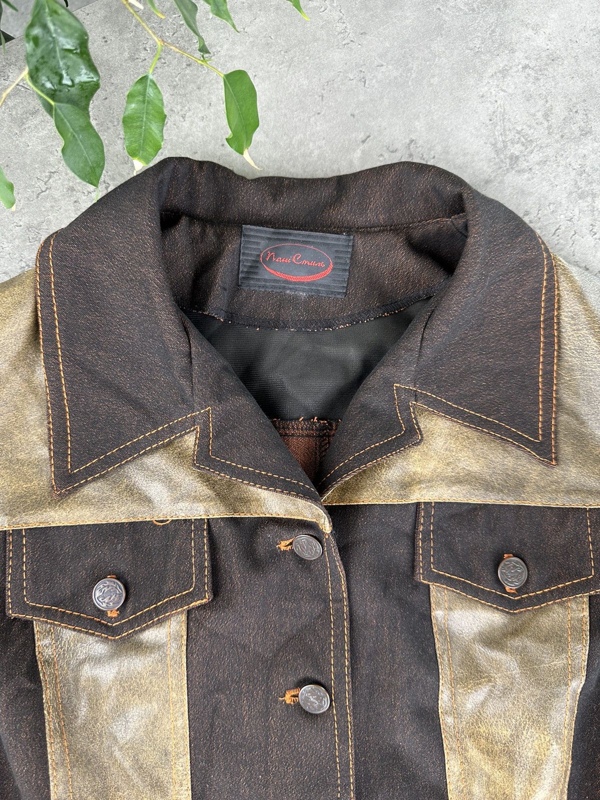 Japanese Brand Vintage Brown Jacket Size S / US 4 / IT 40 - 2 Thumbnail