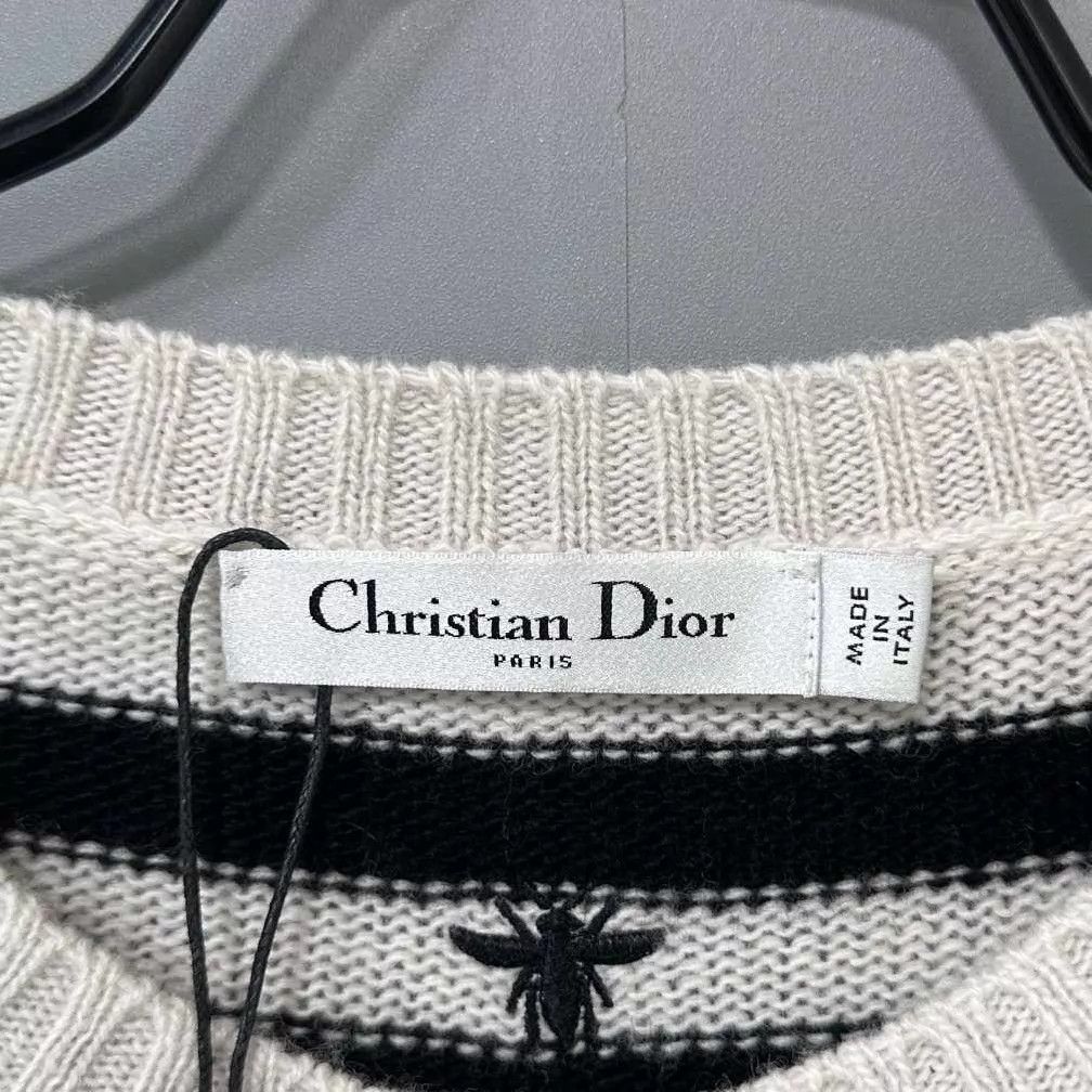 Dior Dior striped dinosaur embroidered sweater new size38 Size S / US 4 / IT 40 - 6 Thumbnail