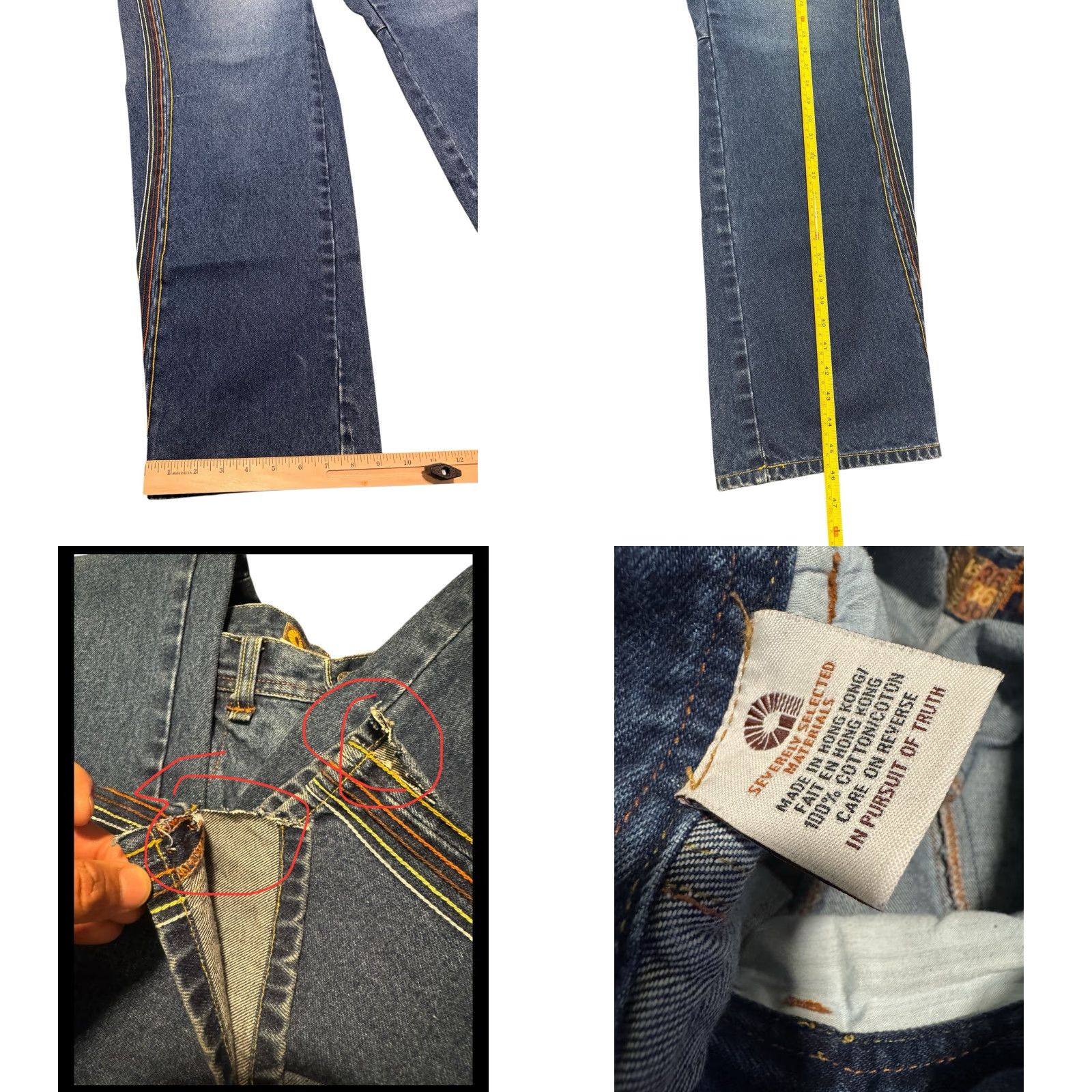 Akademiks VINTAGE Akademiks Jeans Mens 36x33 Blue Baggy Skater 90s Hip Hop Urban Y2K Jeans Men Blue 90s Hip Hop Vintage Urban Baggy Relaxed 36x33 Mens Size US 36 / EU 52 - 10 Thumbnail