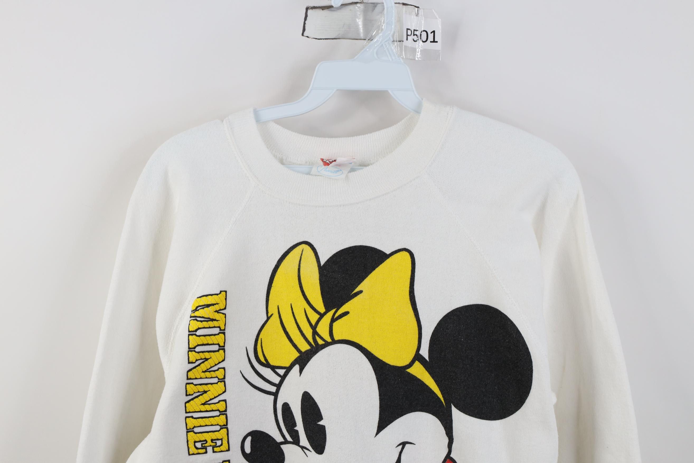 Disney Vintage 80s Disney Minnie Mouse Crewneck Sweatshirt USA Size L / US 10 / IT 46 - 2 Thumbnail