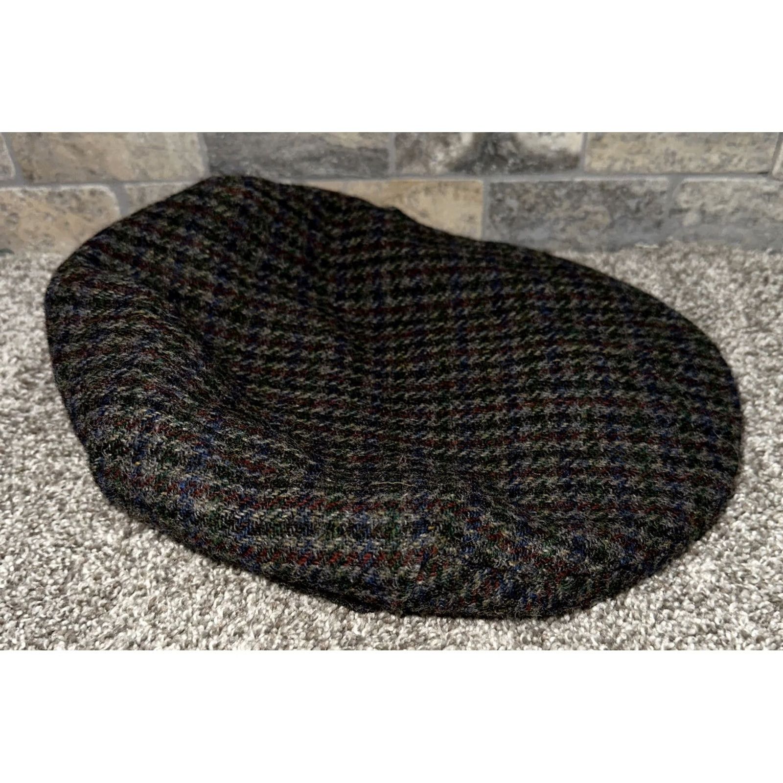 Vintage R.Sweeney Newsboy Cap Hat Mens Gray Wool Ireland Made Size ONE SIZE - 2 Thumbnail