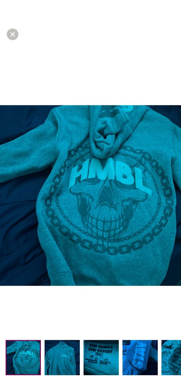 Other HMBL Hoodie Mens Gray Small Size US S / EU 44-46 / 1 - 1 Thumbnail