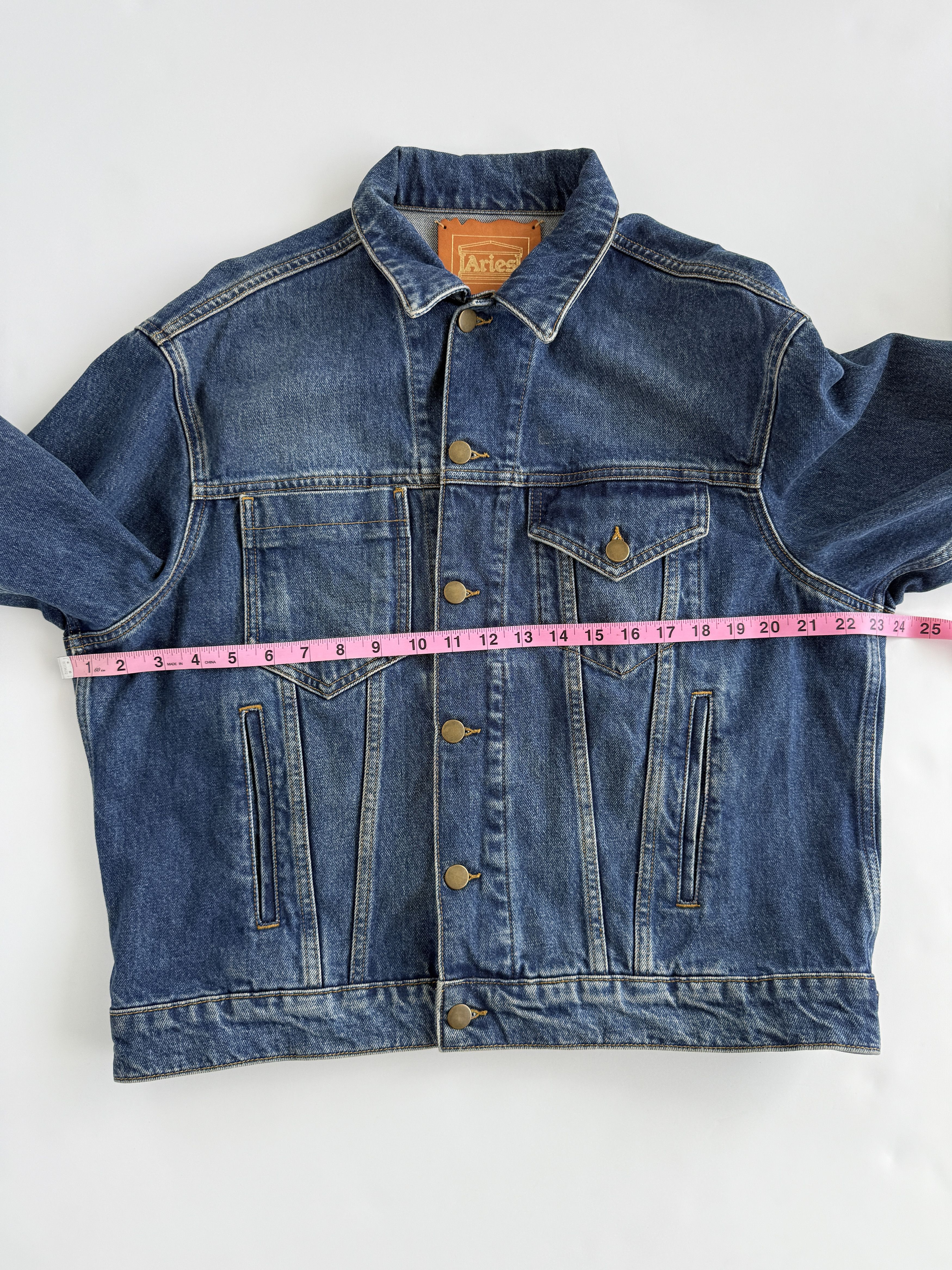 Aries Aries Middle Finger Denim Jacket Size US L / EU 52-54 / 3 - 5 Thumbnail