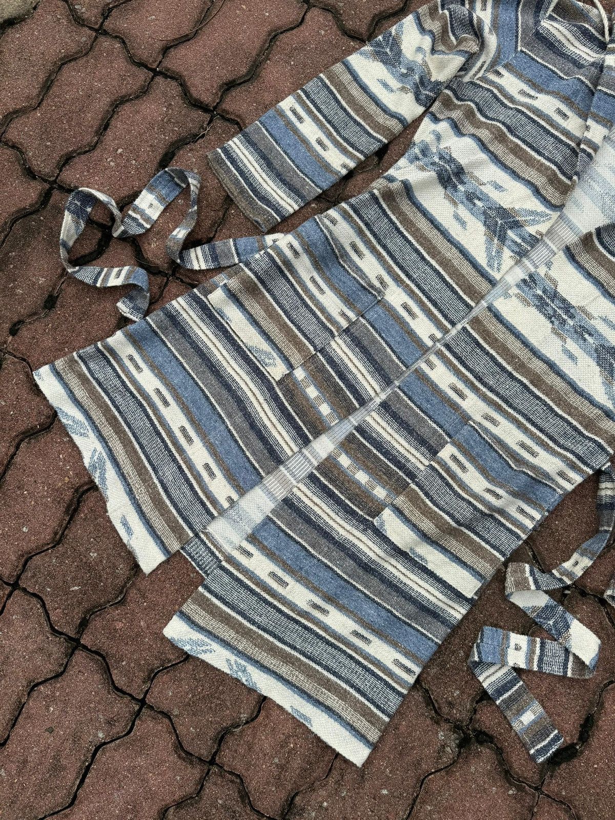 If Six Was Nine × Japanese Brand × Native NATURAL VINTAGE GOA Native Blanket Long Cardigan Size US M / EU 48-50 / 2 - 3 Thumbnail