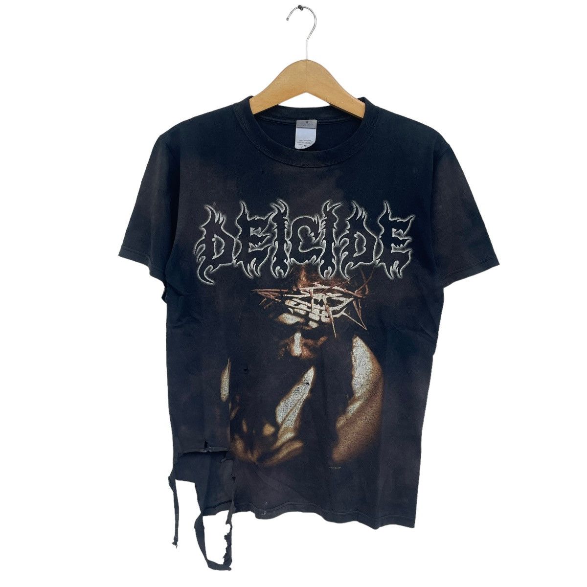 Vintage Distressed Deicide Scar of The Crucifix Band Tee