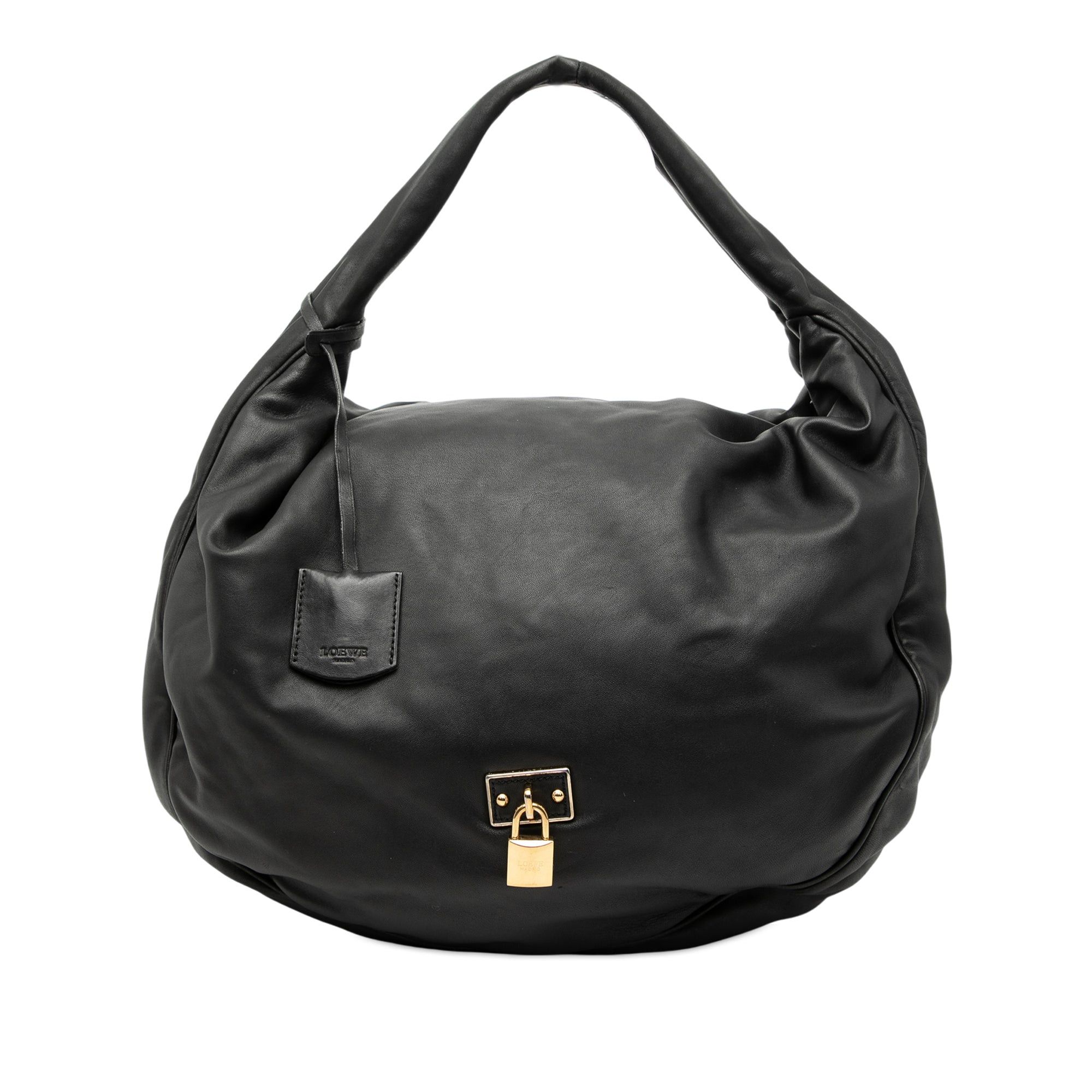 Loewe Leather Padlock Calle Hobo Size ONE SIZE - 1 Thumbnail