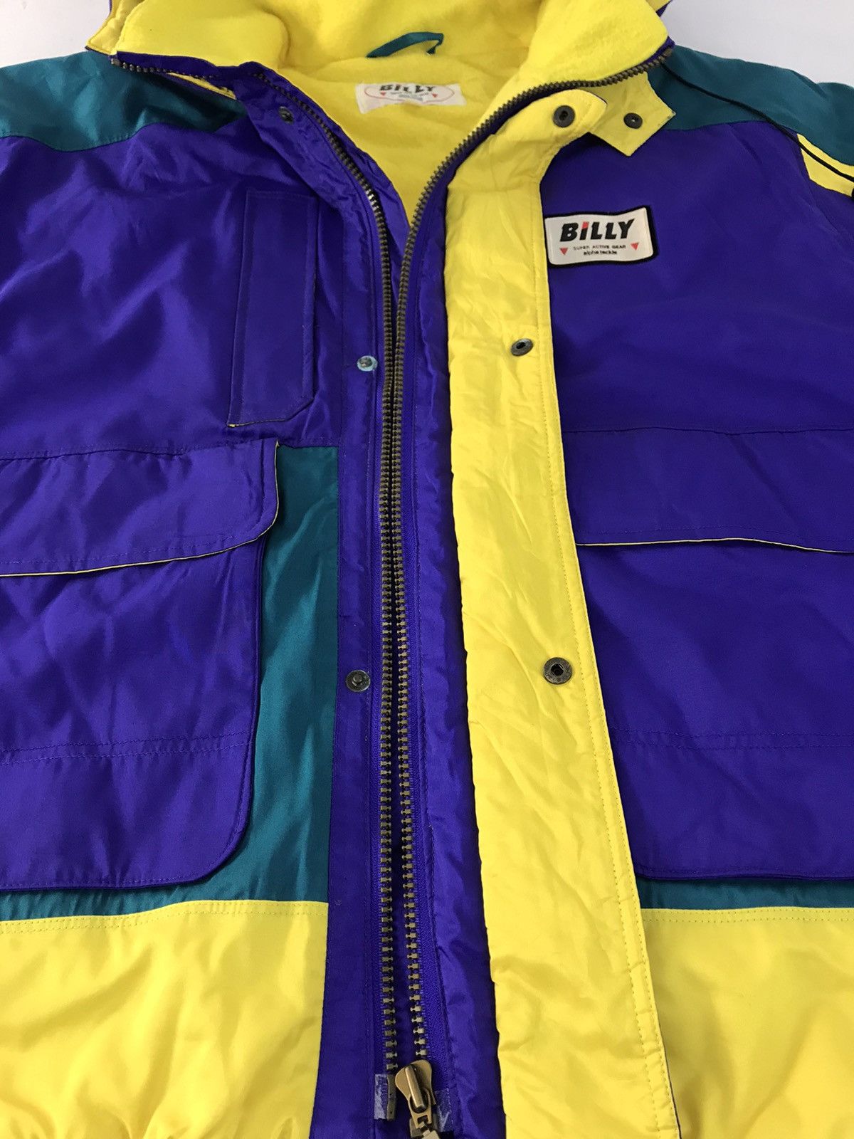 Japanese Brand Billy Alpha Tackle Active Fishing Gear Hooded Multicolor Size US M / EU 48-50 / 2 - 6 Thumbnail