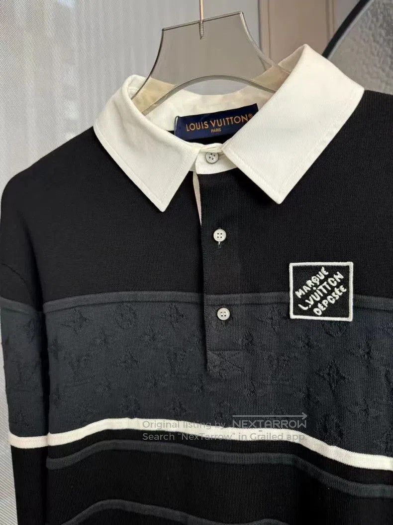 Louis Vuitton Louis Vuitton SS25 Long Sleeve Polo. Size US XS / EU 42 / 0 - 3 Thumbnail