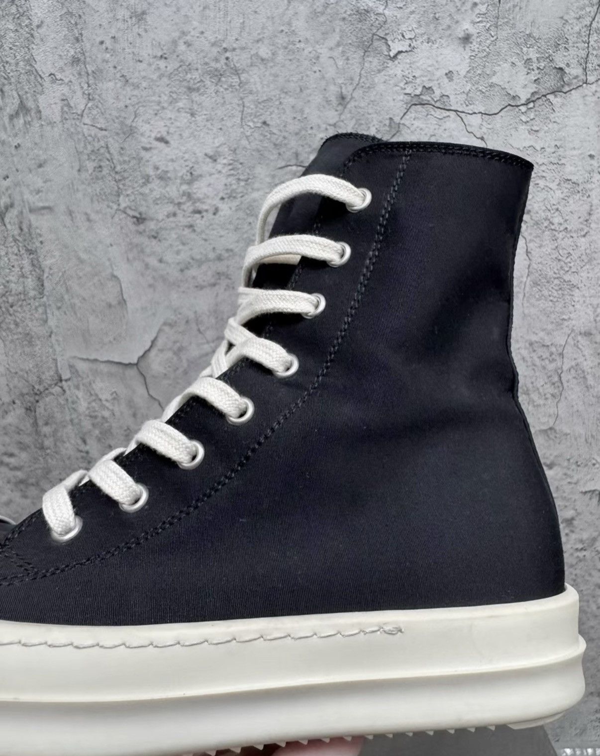 Rick Owens Rick Owens DRKSHDW High Top Ramones K37 Size US 6 / IT 36 - 7 Thumbnail