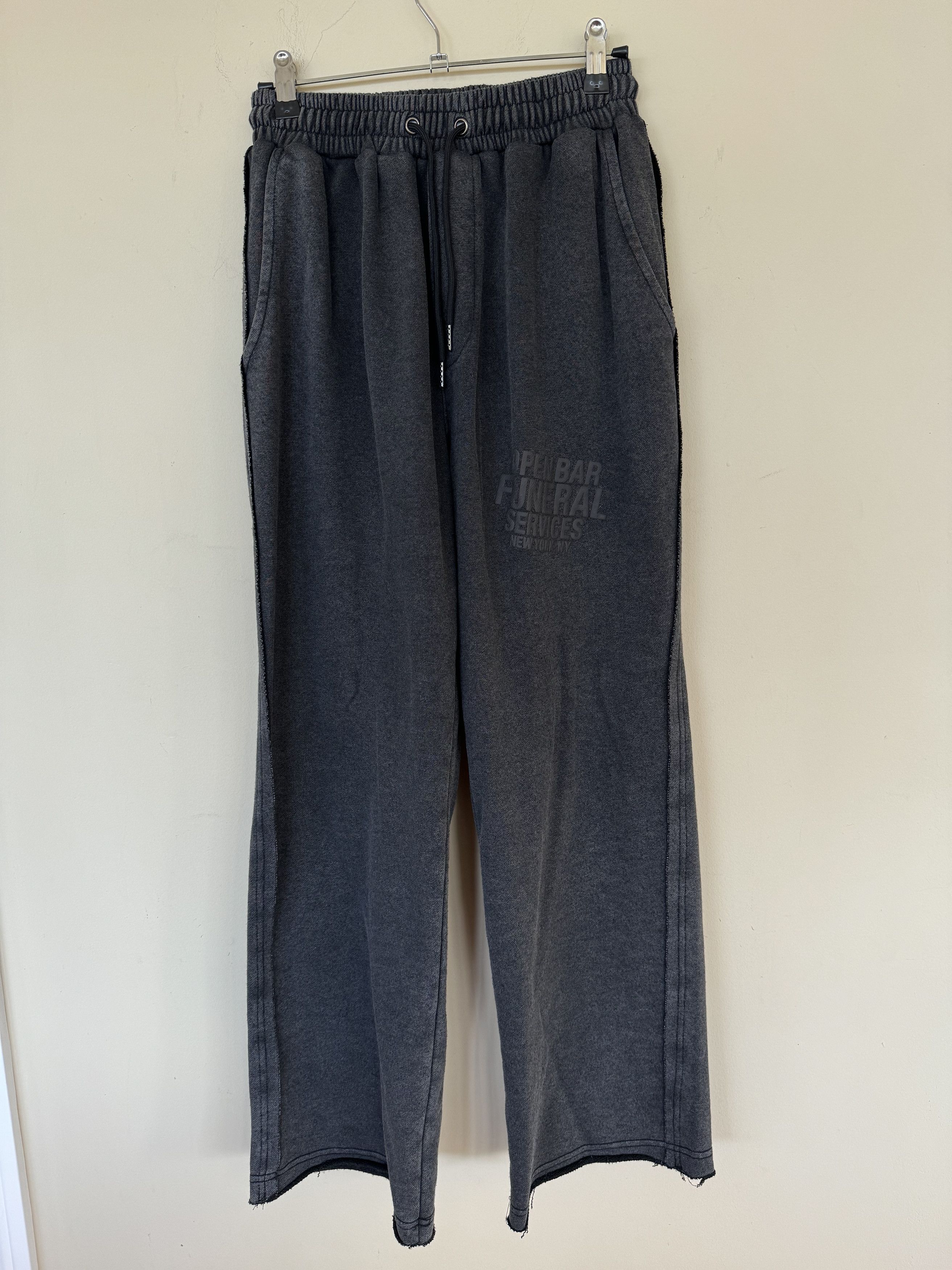 Vintage Open Bar Funeral Sweatpants Size US 32 / EU 48 - 1 Thumbnail