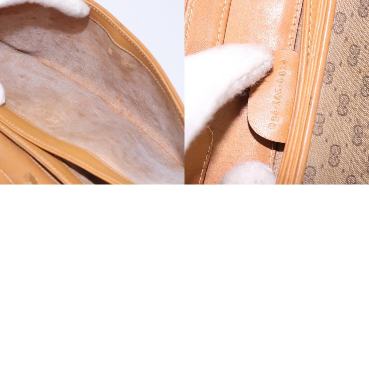 Gucci GUCCI Micro GG Supreme Shoulder Bag Pvc Beige Gold 004 106 Size ONE SIZE - 13 Thumbnail