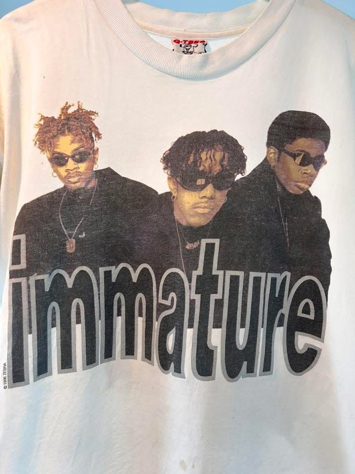 Band Tees Immature Vintage T Shirt 90’ Size US L / EU 52-54 / 3 - 2 Thumbnail