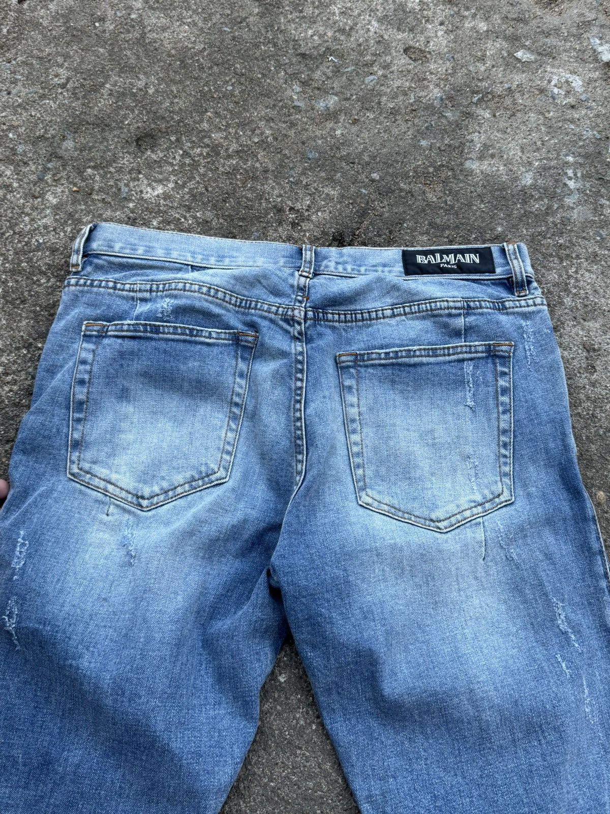 Balmain Balmain Distressed Decarnin Era Jeans Size US 32 / EU 48 - 5 Thumbnail