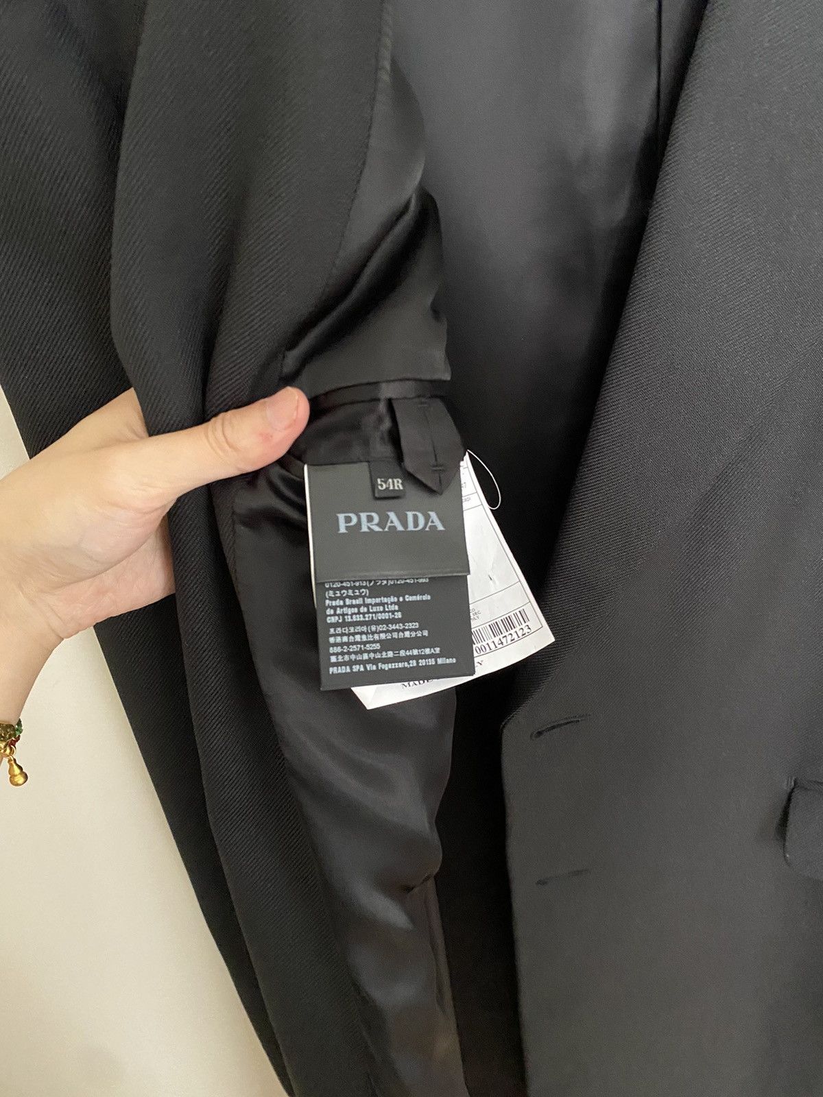 Prada Prada F/W 2018 Single Breasted Twill Coat Size US M / EU 48-50 / 2 - 5 Thumbnail