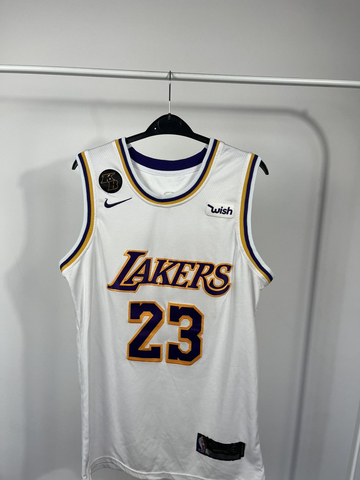 Nike Los Angeles Lakers #23 James White NBA Basketball Jersey Size US M / EU 48-50 / 2 - 2 Thumbnail
