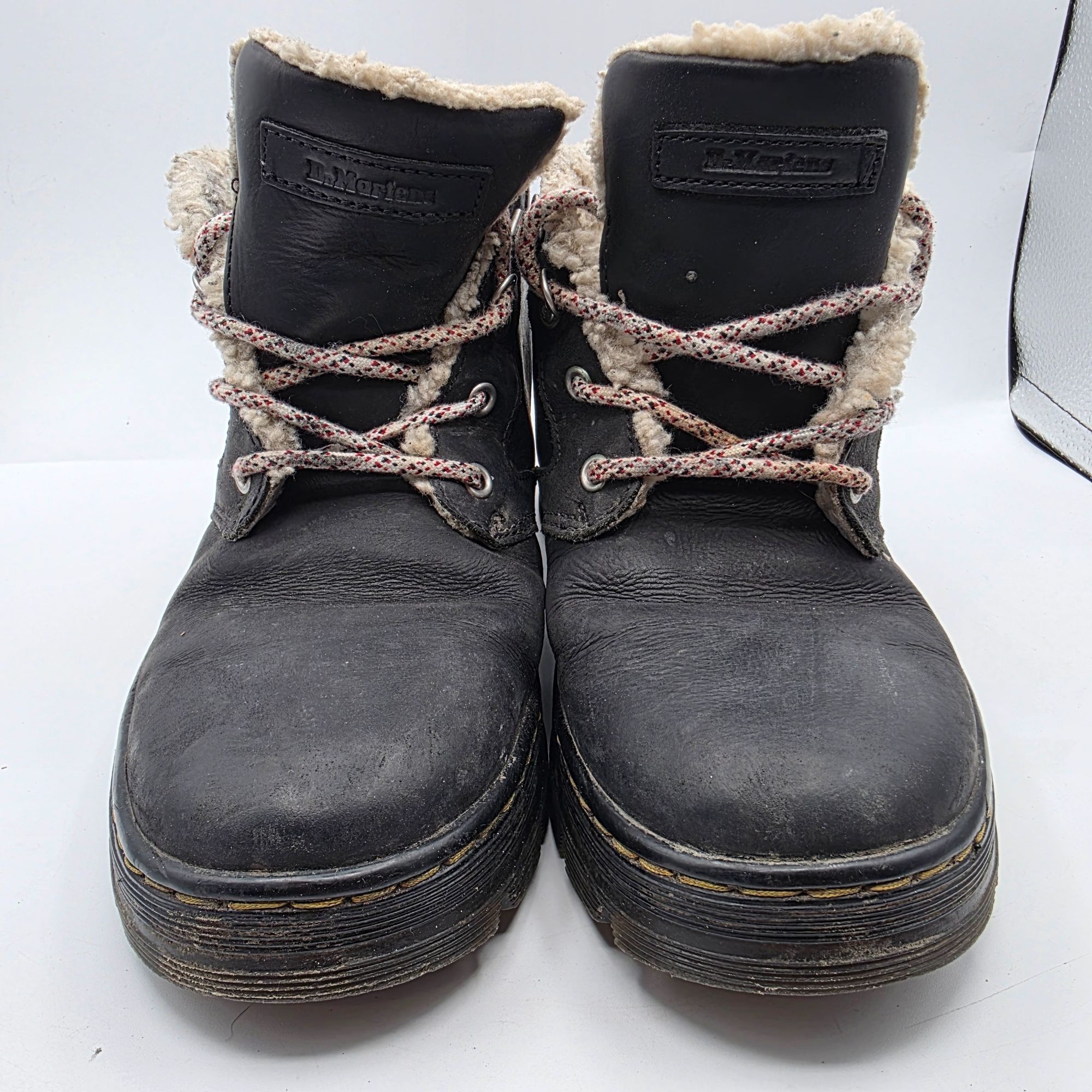 Dr. Martens Dr. Martens Bonny Womens 9 Sherpa Lined Winter Boots Black L Size US 9 / IT 39 - 2 Thumbnail