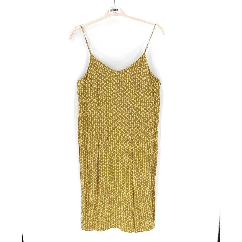Madewell Madewell Side-Slit Slip Dress Cutout Blooms Flower Stamp 8 Size M / US 6-8 / IT 42-44 - 1 Thumbnail