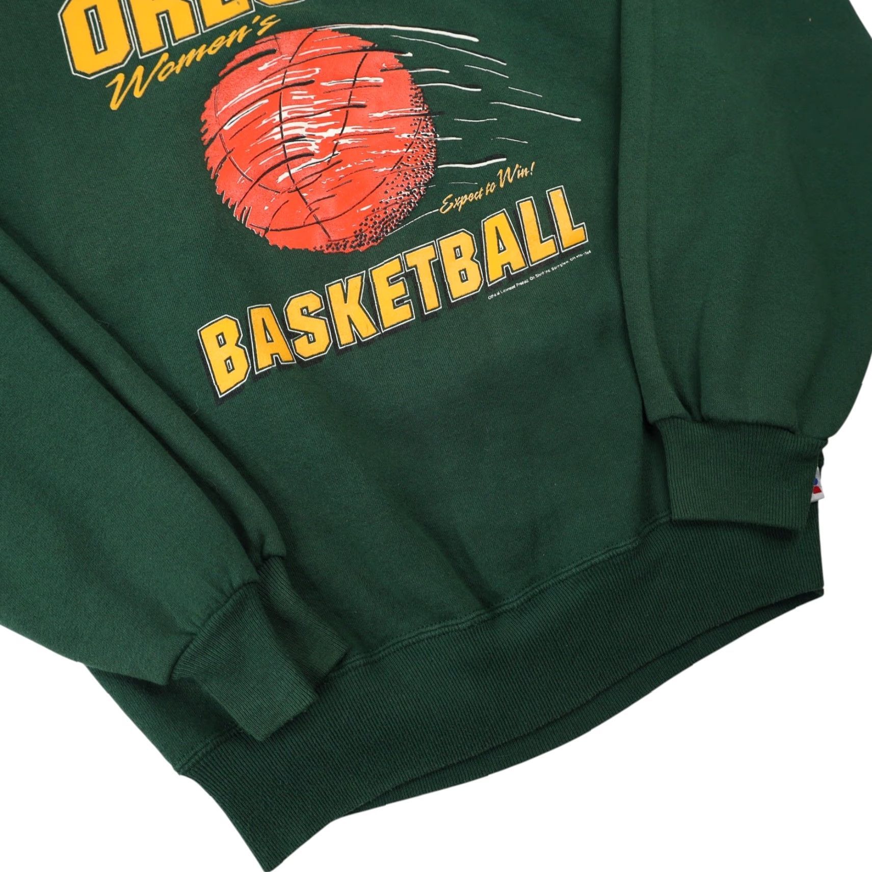 Russell Athletic VINTAGE Russell University of Oregon Ducks Womens Basketball Graphic Sweatshirt Size M / US 6-8 / IT 42-44 - 3 Thumbnail