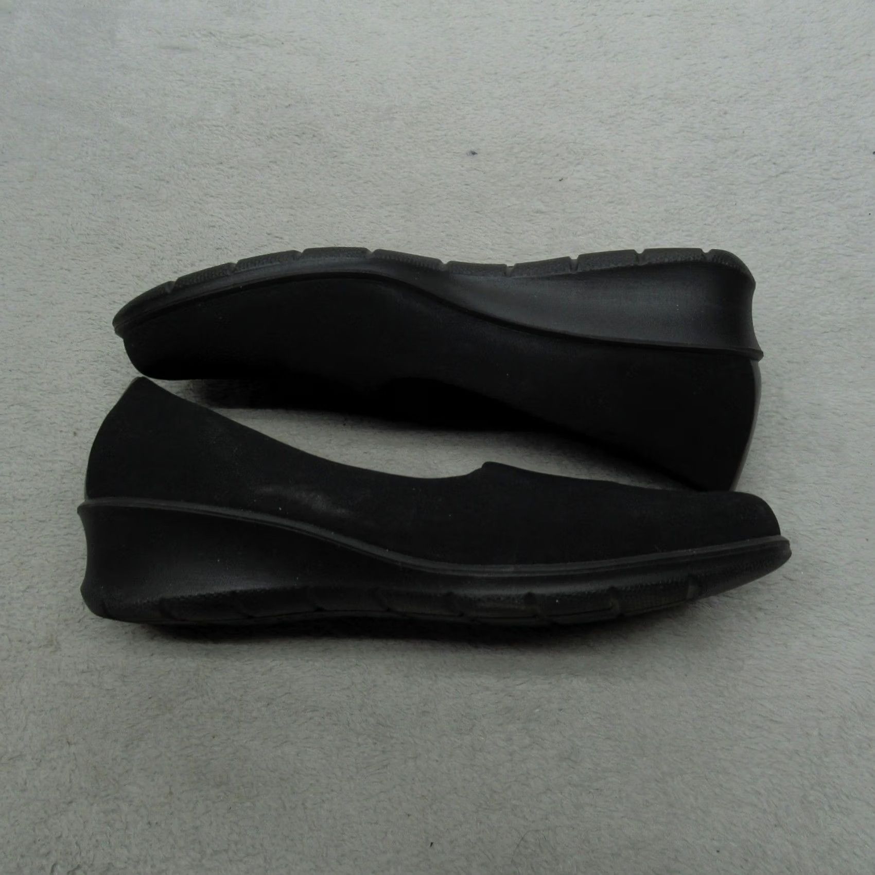 Ecco ECCO Womens Loafer Black Slip On Wedge Comfort Casual EU38 US7.5 UK5.5 EU38 7.5 5.5 38 Mens? Size US 6 / IT 36 - 2 Thumbnail