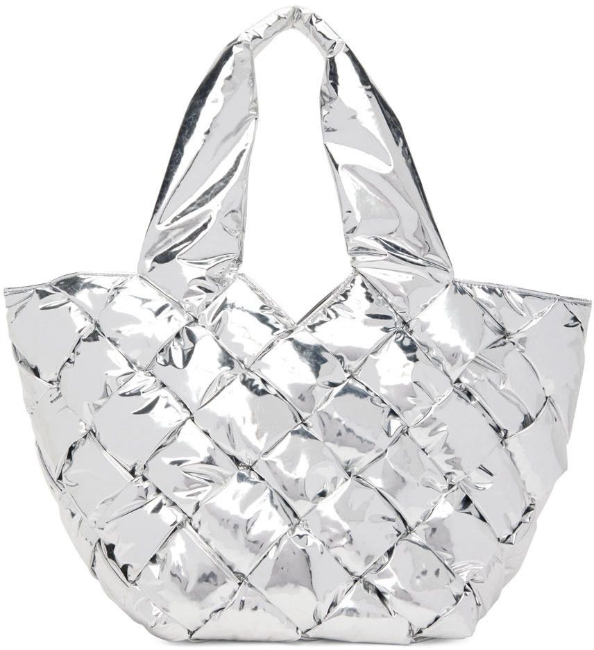 Bottega Veneta o1n1vont0125 Size: OS / Cassette Bag in Silver Size ONE SIZE - 1 Thumbnail