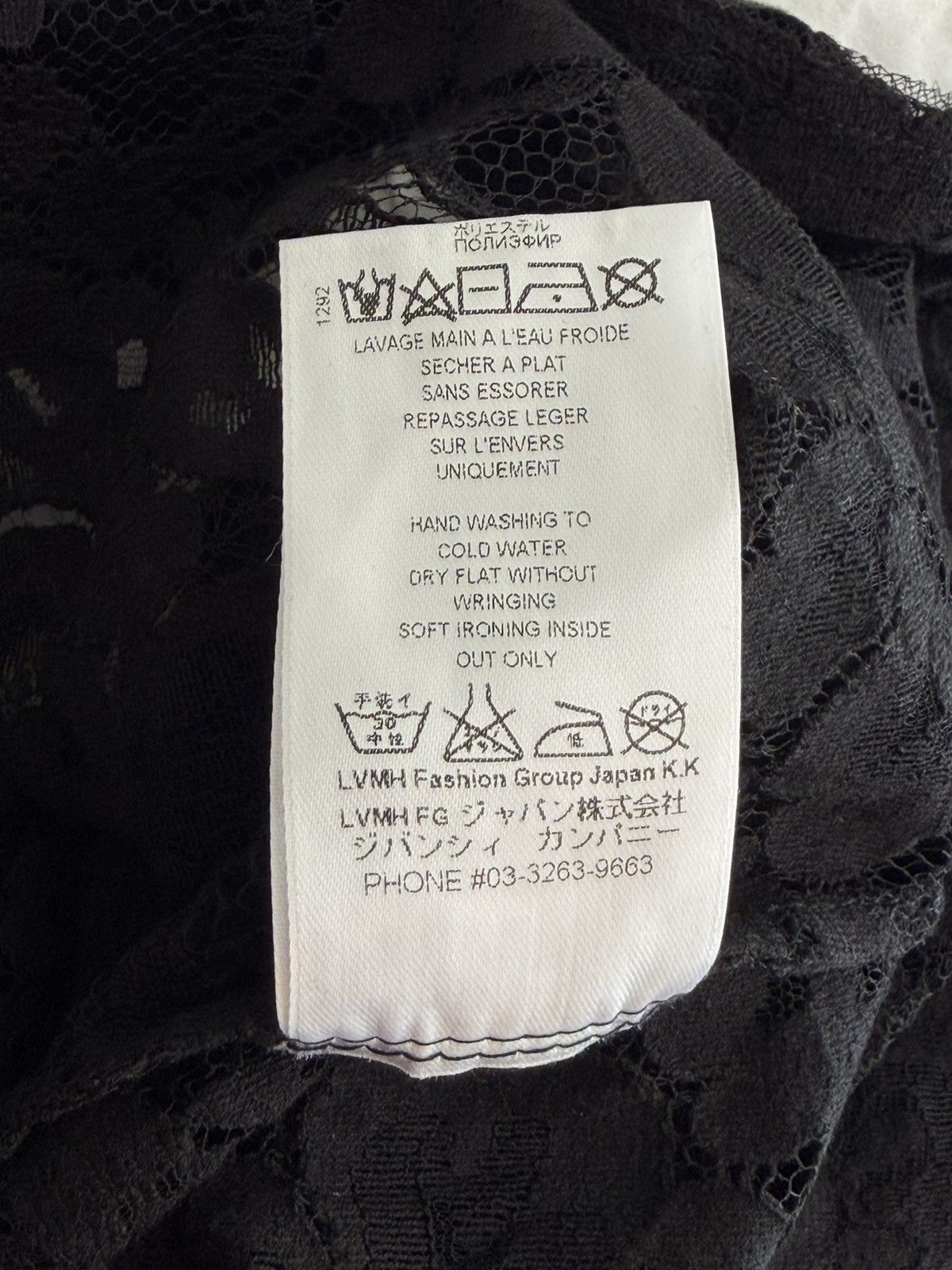 Givenchy Givenchy Lace Jersey T-Shirt Size XXS / US 00 / IT 34 - 7 Thumbnail