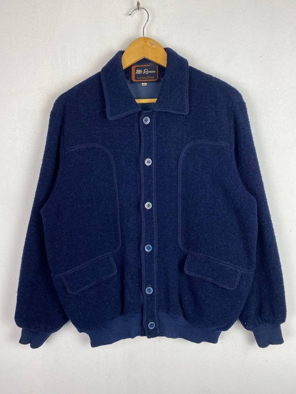 Japanese Brand vintage japanese brand fleece jacket nice design Size US XL / EU 56 / 4 - 1 Thumbnail