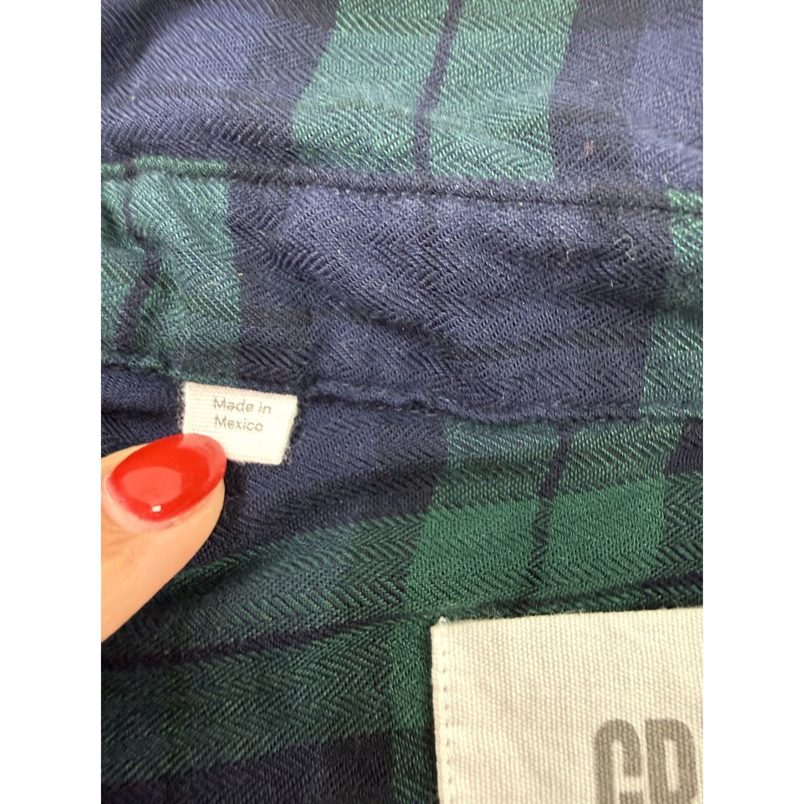 Vintage Grayson Dress Womens 2 Green Plaid Short Sleeve Collared Shirt Dress Lyocell Size XS / US 0-2 / IT 36-38 - 4 Thumbnail
