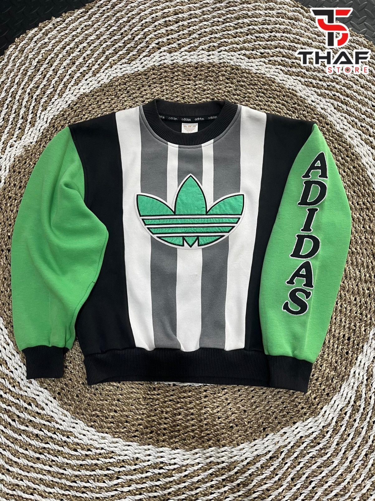 Descente Adidas Jaspo Discente Trefoil Big Logo Spellout Size US M / EU 48-50 / 2 - 1 Thumbnail
