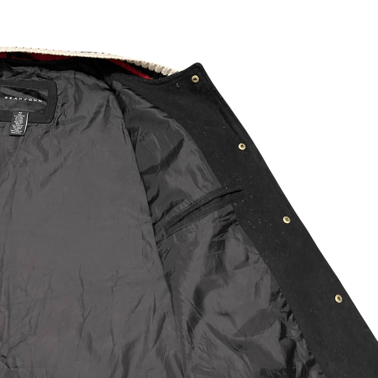 Sean John Vintage Sean John Tiger Embroidered Varsity Jacket 4XL Size US XXL / EU 58 / 5 - 10 Thumbnail