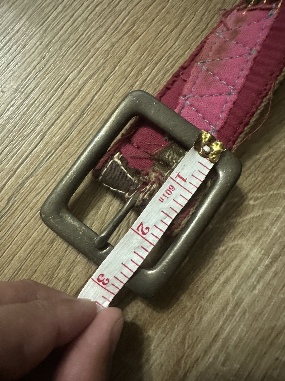 If Six Was Nine Tough Jeansmith Boro Patchwork Multicolor Belt Size ONE SIZE - 10 Thumbnail