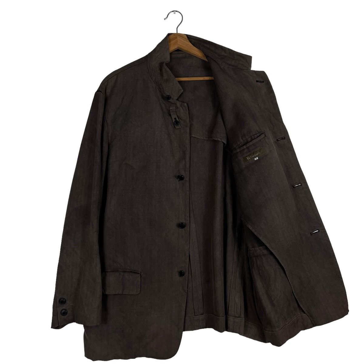Yohji Yamamoto 🔥RICH BROWN VTG Y’S FOR MEN YOHJI YAMAMOTO CHORE JACKET Size US M / EU 48-50 / 2 - 13 Thumbnail