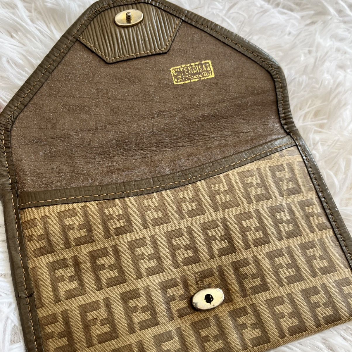 Fendi vintage Fendi Zucca envelope clutch bag Size ONE SIZE - 6 Thumbnail